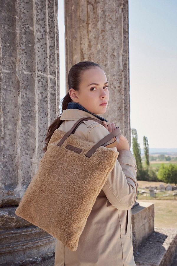Nautica Shoulder Bag Beige Plain Trendyol