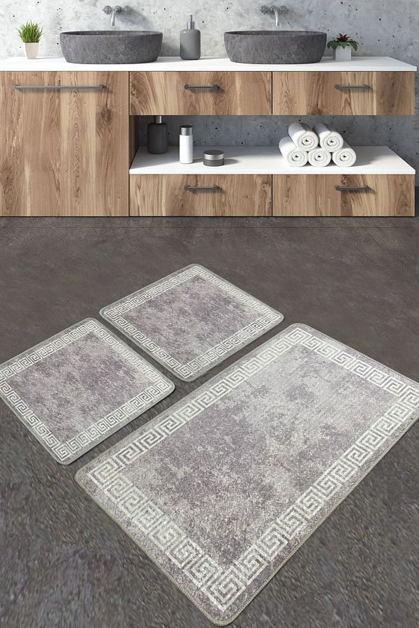 Chilai Home-Silencio Hamam Kitabu 3Pcs Array Non-Slip Based W.C Productive Set 1
