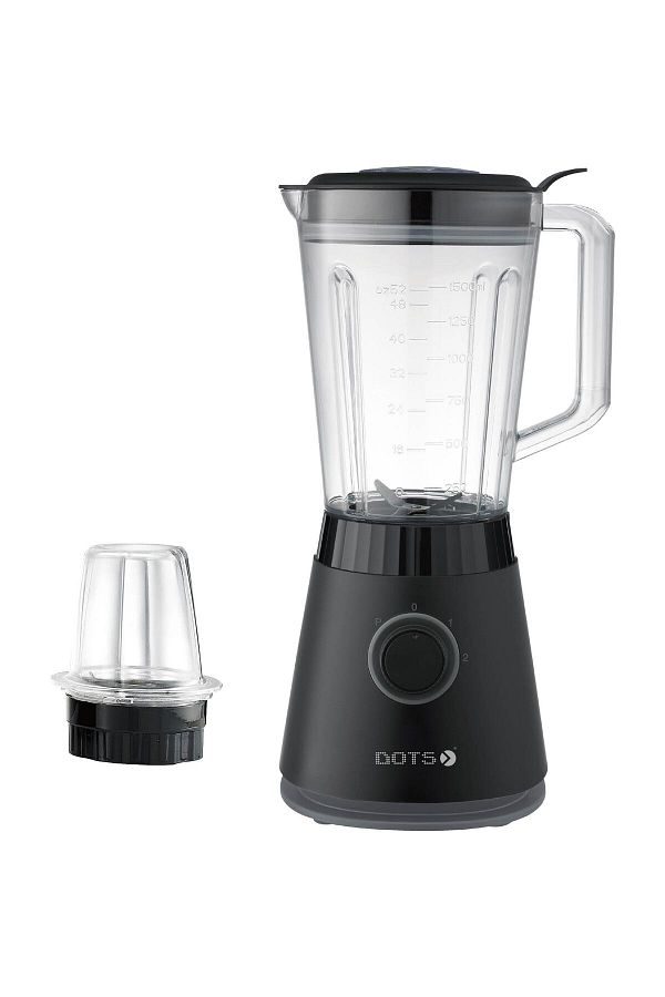 DOTS-2 In 1 Multi Functional Blender 1.5 Liter with Grinder - 600 Watt - Black 1