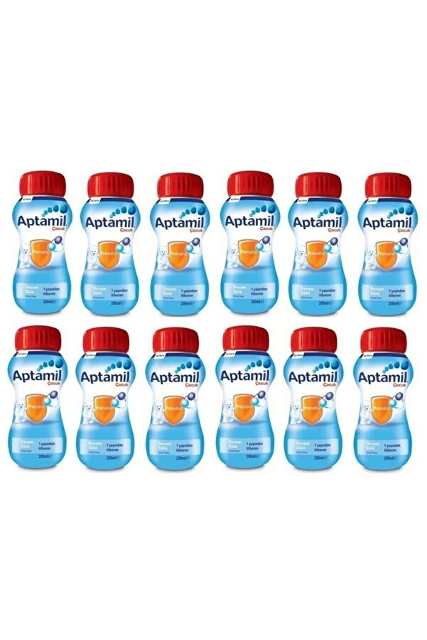 Milupa Aptamil Çocuk Sıvı Devam Sütü 200 ml - 12'li