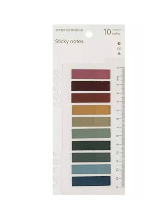 Muji-Bookishoop Autumn Post-it Sticky Notes 1