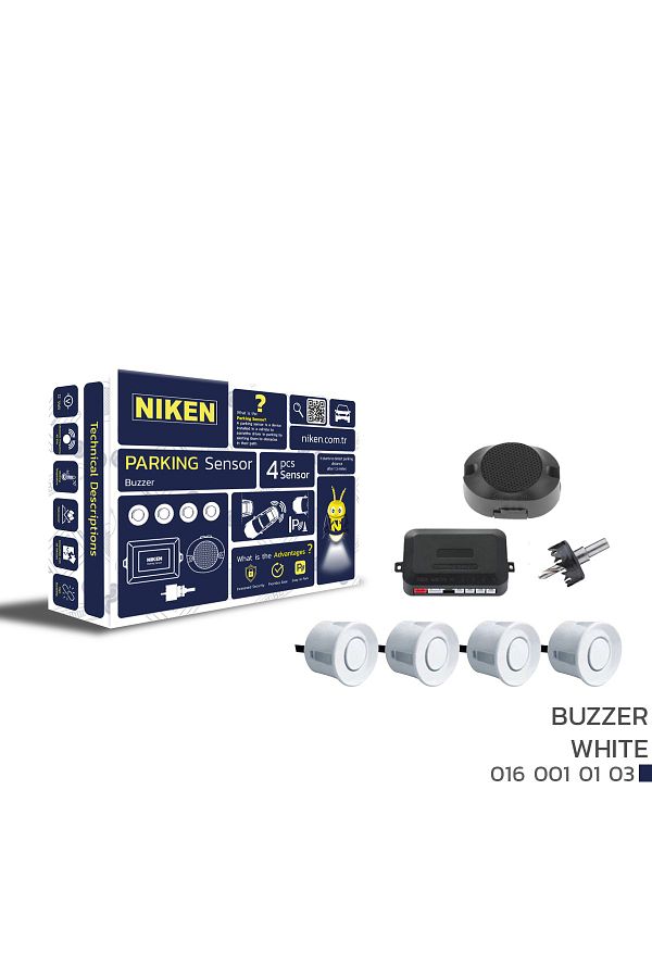 Niken-22mm White Parking Sensor - Sound Promoted 1