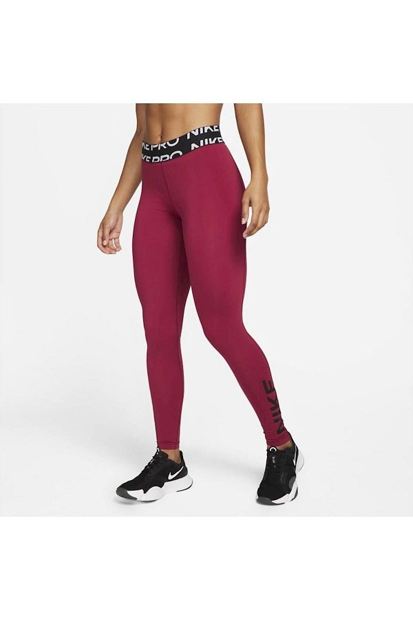 Nike Pro Dri Fit Graphic Mid Rise Women s Tights Trendyol