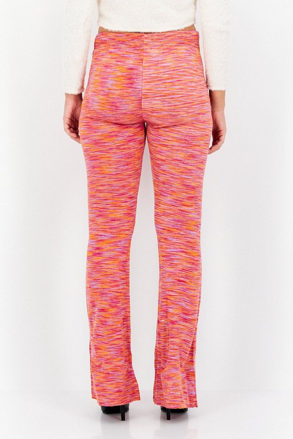 Don t Call Me Jennyfer Women Heather Pull On Flare Pants Orange Pink Combo Trendyol