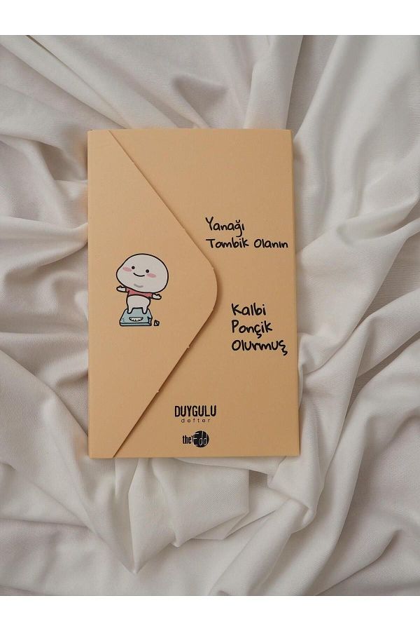 Planet Butik-Chubby Side - Heart of Things Ponchik Envelope Designed Notebook 1
