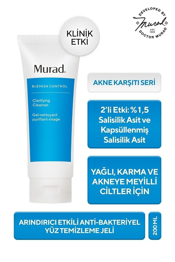Murad-Clarifying Cleanser – Purifying Effective Facial Cleansing Gel 200 ml 1