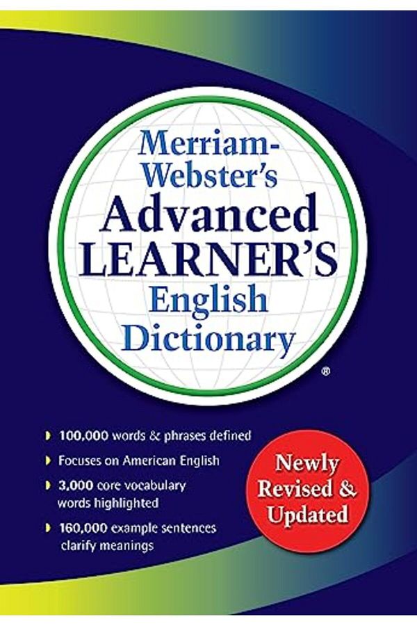 Merriam Webster Inc-Merriamwebster S Advanced Learners English Dictionary 1