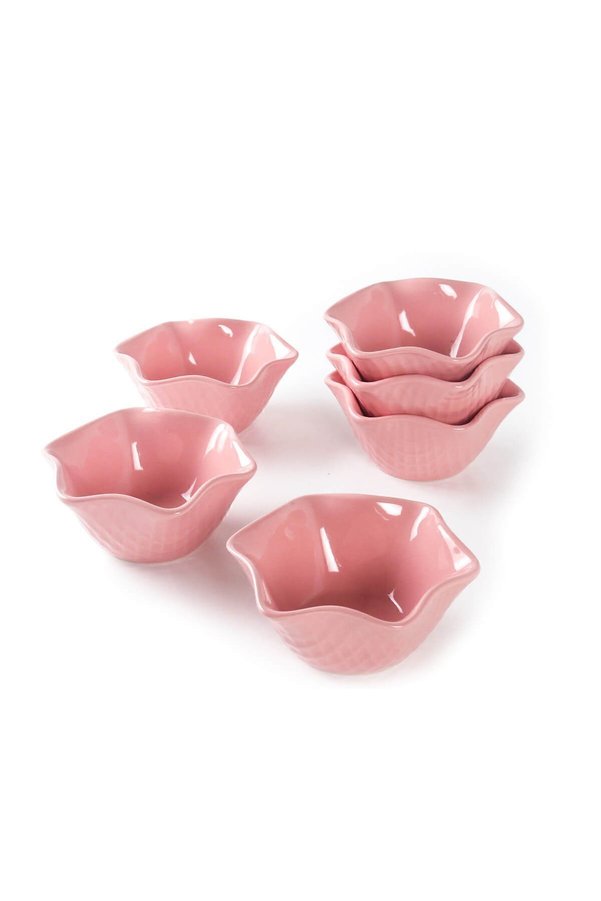 Keramika Pink Roman Snack Bowl / Sauce Bowl 11 Cm 6 Pieces