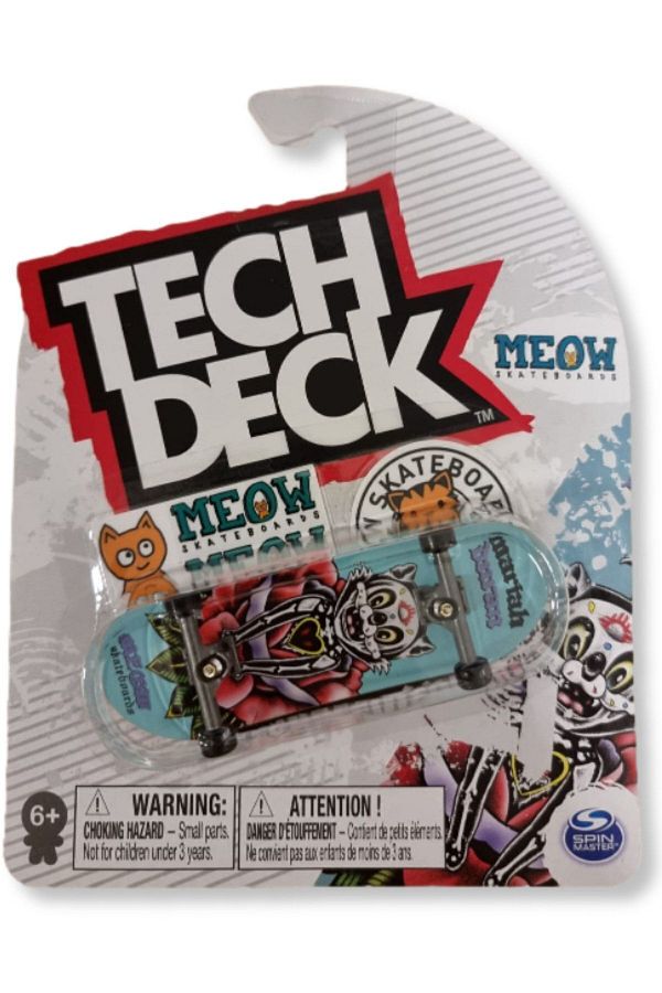 TOYFEST-Tech Deck Fingerboard Single Package 96 mm - Meow 1