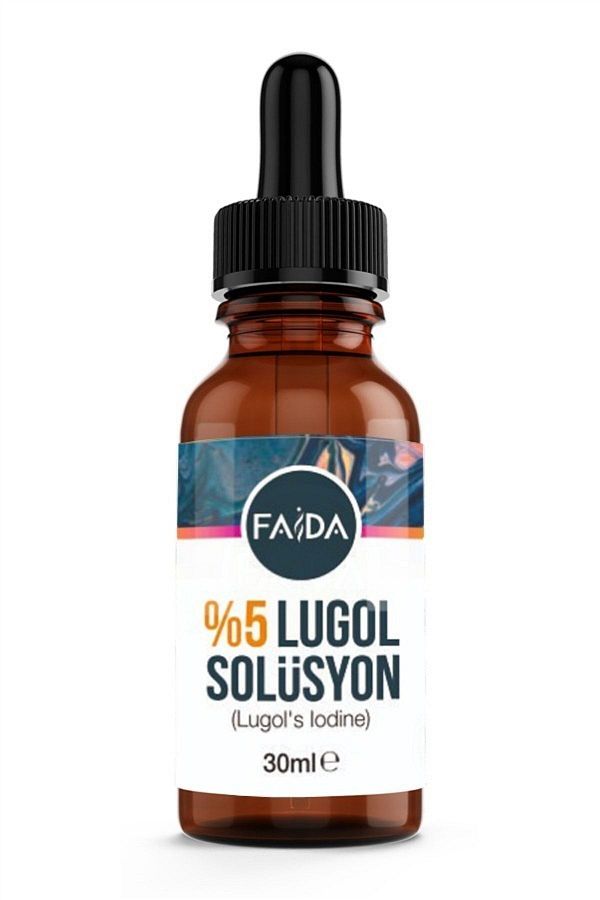 Faida-5% Lugol's Iodine Solution - 30 ml 1