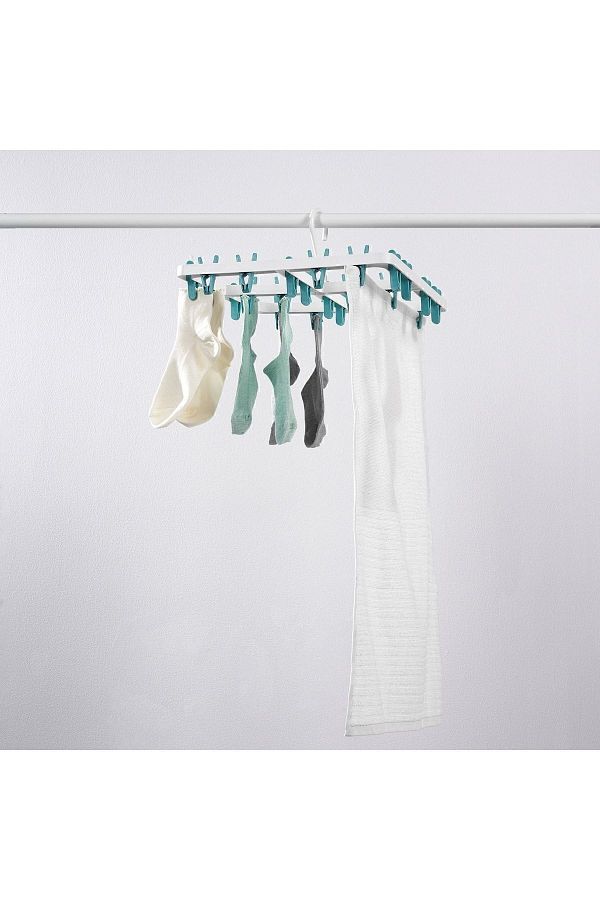 IKEA 36X36X4 cm Dryer Sock Hanger 24 Clothes Dryer with Pegs Trendyol