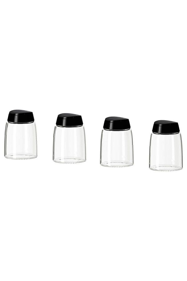 IKEA 365 Ihardig Glass Spice Jar 4 Pieces Trendyol