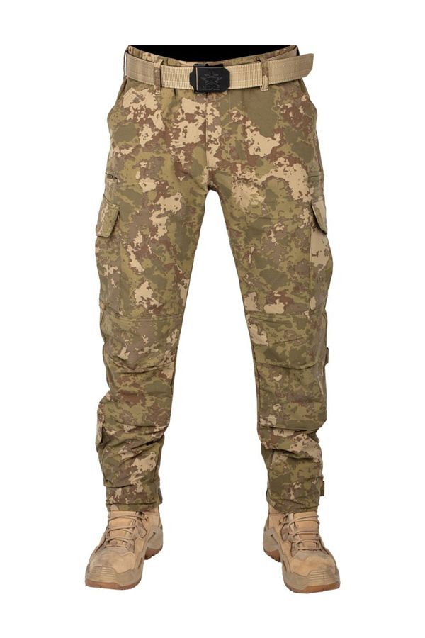 Safari-Avm Combat Khaki Color Camouflage Trousers 1