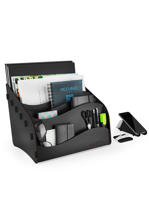 Mingitav-Otto Wavy 6-Color Desktop Organizer Document Rack 1