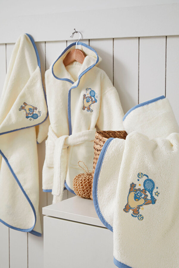 Özdilek Tazmania Goal Lisans Nakışlı Bambu Yenidoğan Bebek Seti