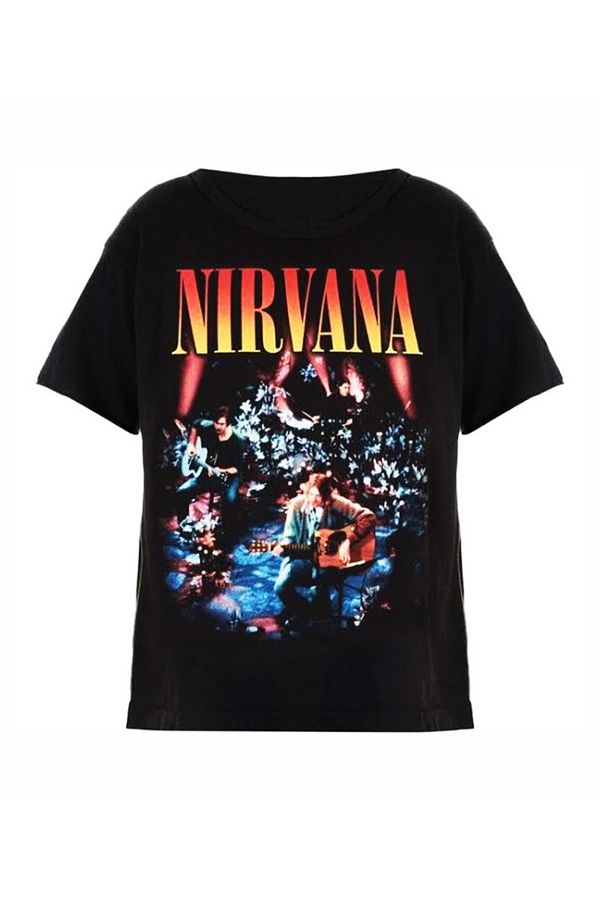 Kostebek Nirvana Kurt Cobain Mtv Unplugged Unisex T shirt Trendyol