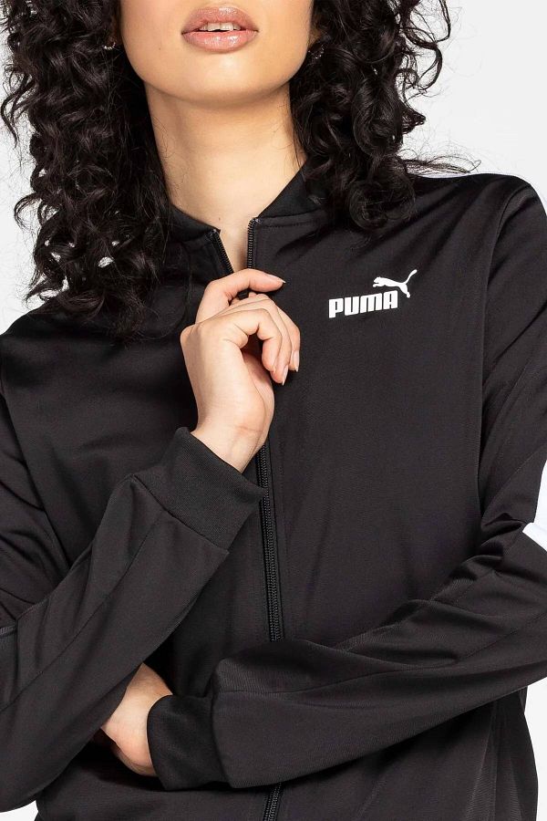 Puma Black Baseball Tricot Suit - Women's Bottom-top Set