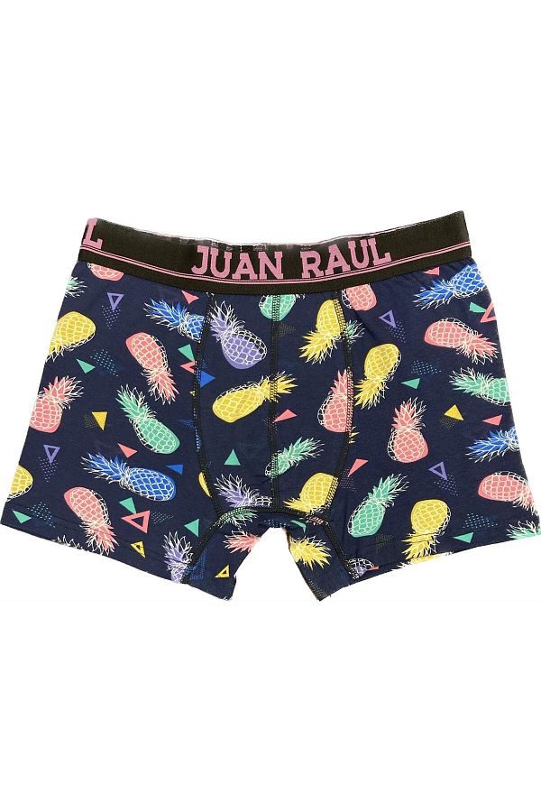 Juan Raul-Patterned Boxers - Pineapple 1
