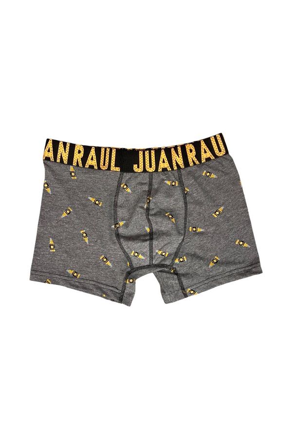 Juan Raul-Juanraul Men's Boxers - Gray Drink Pattern - Db183 1