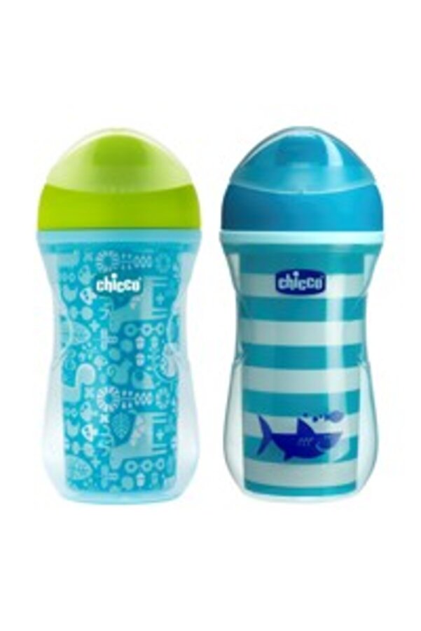 Chicco YEŞİL RENKLİ ISI YALITIMLI AKTİF BARDAK 14 AY+