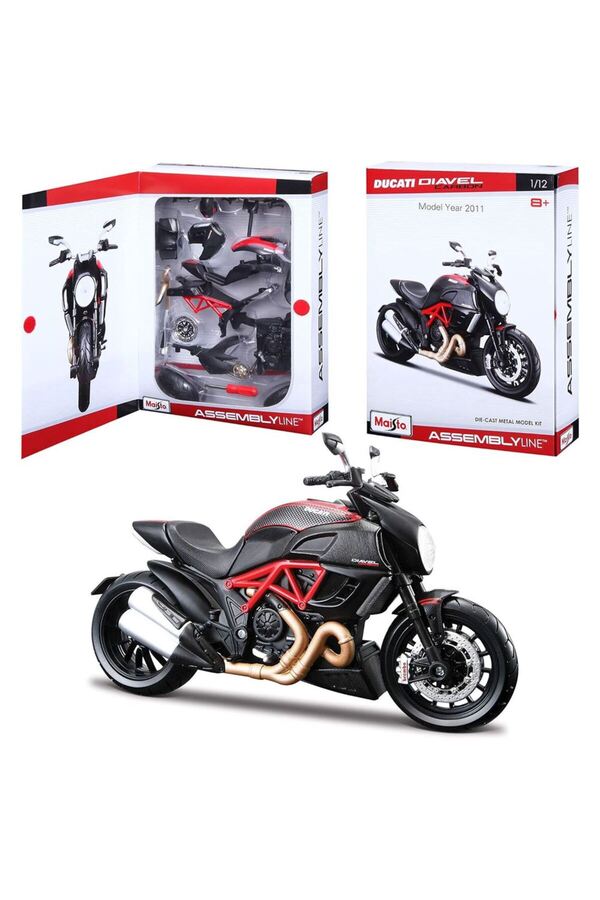 Maisto Ducati Diavel Carbon Model Kit Motorcycle 1/12 39196