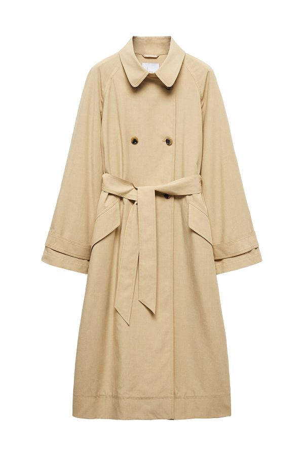 MANGO Tencel Fluid Trench Coat Trendyol