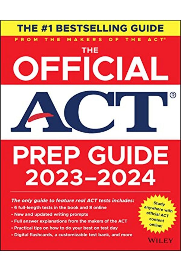Wiley-The Official Act Prep Guide 20232024 Book + 8 Practice Tests + 400 Digital Flashcards + Online Cou 1