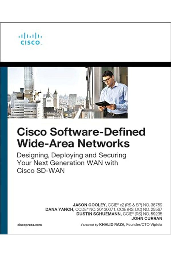 Pearson-شبكات المنطقة الواسعة المحددة بالبرمجيات من Cisco تصميم ونشر وتأمين الجيل التالي من شبكات المنطقة الواسعة 1