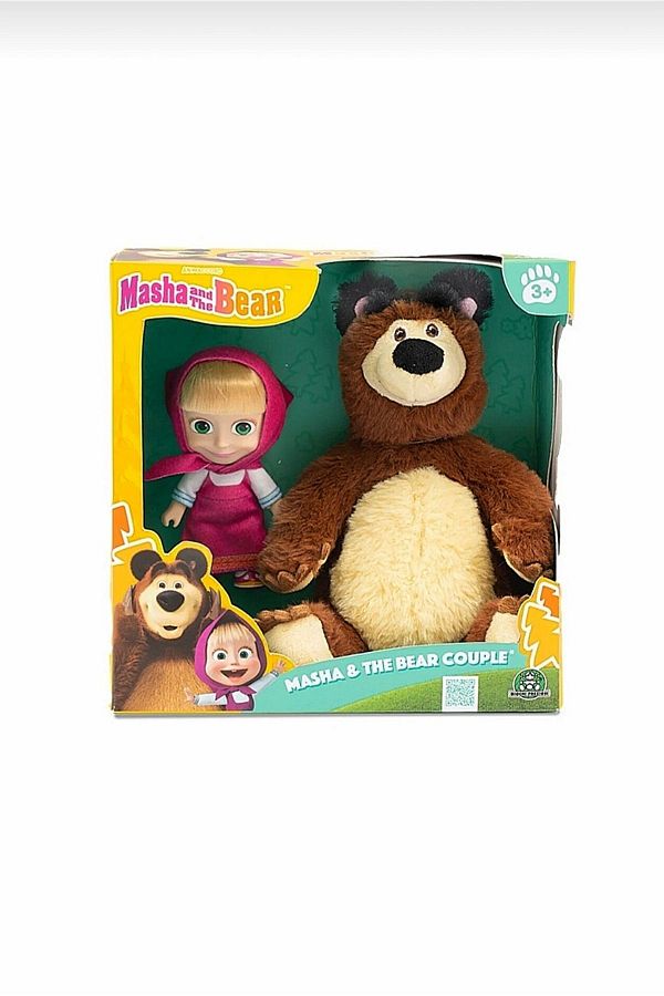 Masha and the bear plush toy discount