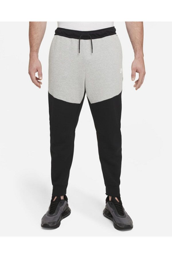 Nike tech fleece pants grey white cheap