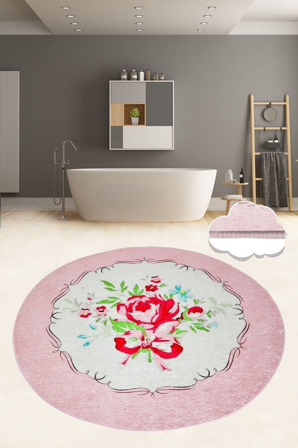 Chilai Home-Covoraș de baie Rena Djt Diametru 100 Cm 1