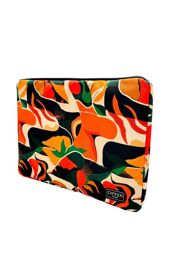 Differ Studio-15-15.6'' Inch Orange Abstract Pattern Unisex Waterproof Laptop/Macbook/notebook Case/bag 1