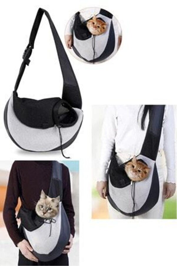 Shupin 3-5 Kg Large Hanger Çapraz Askılı Ana Kucağı Küçük Kedi Köpek Evcil Hayvan Taşıma Çantası