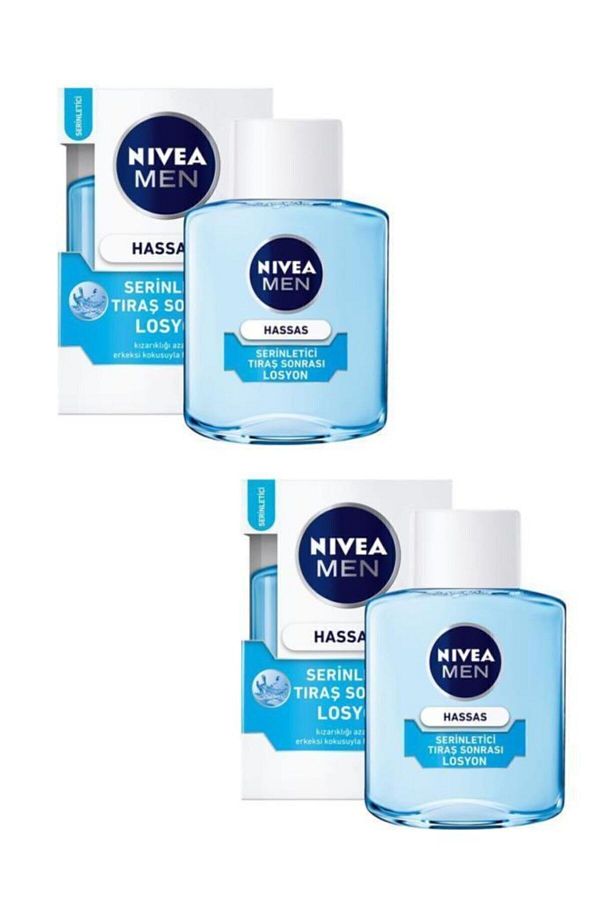 NIVEA-100 ml Sensitive Cooling Lotion After Shave - Men Set of 2 1