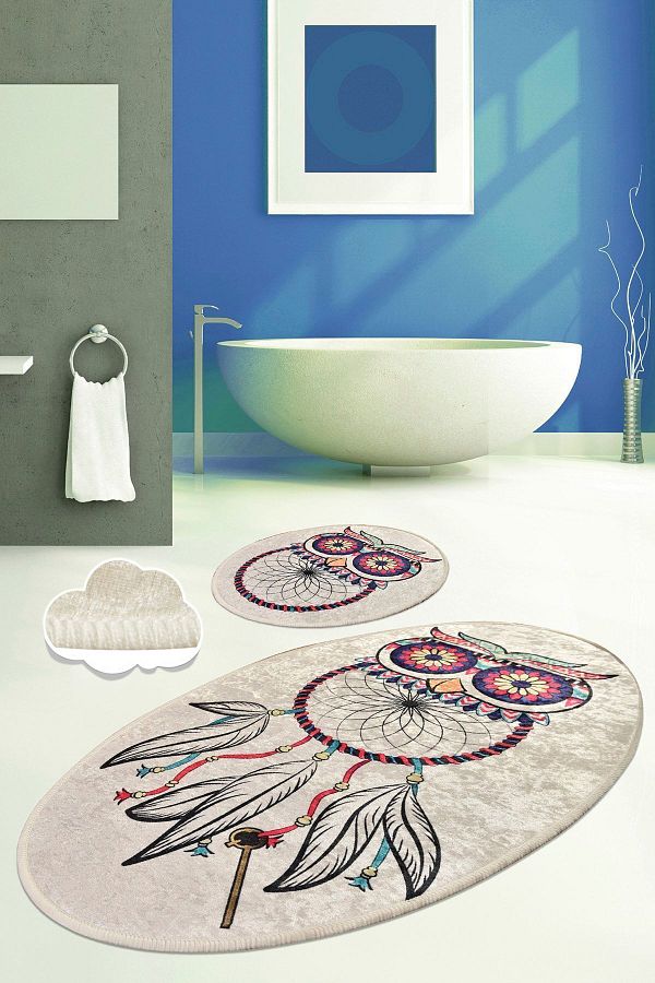 Chilai Home-Dream Djt Set of 2 Bathroom Rugs 1