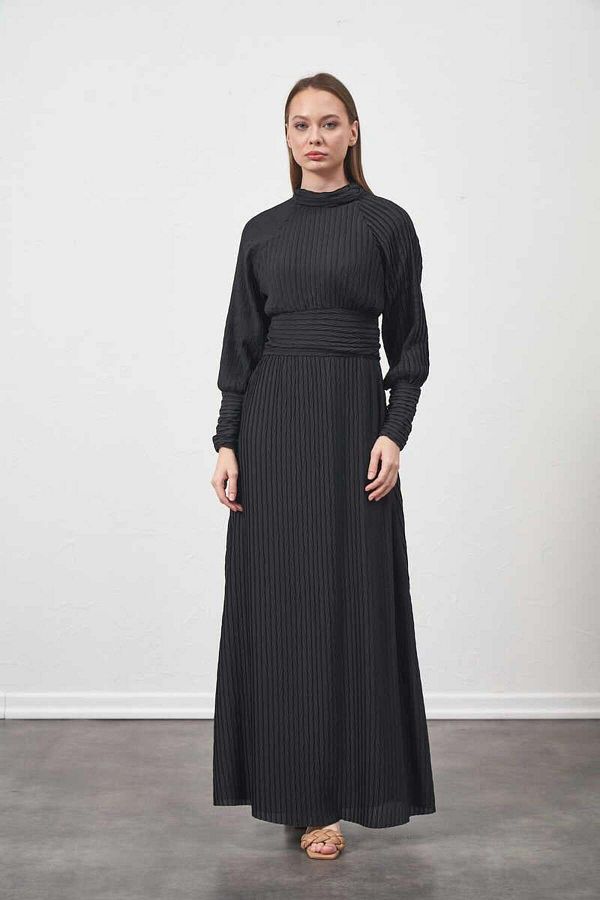 Mevra-Rochie plisată neagră 1