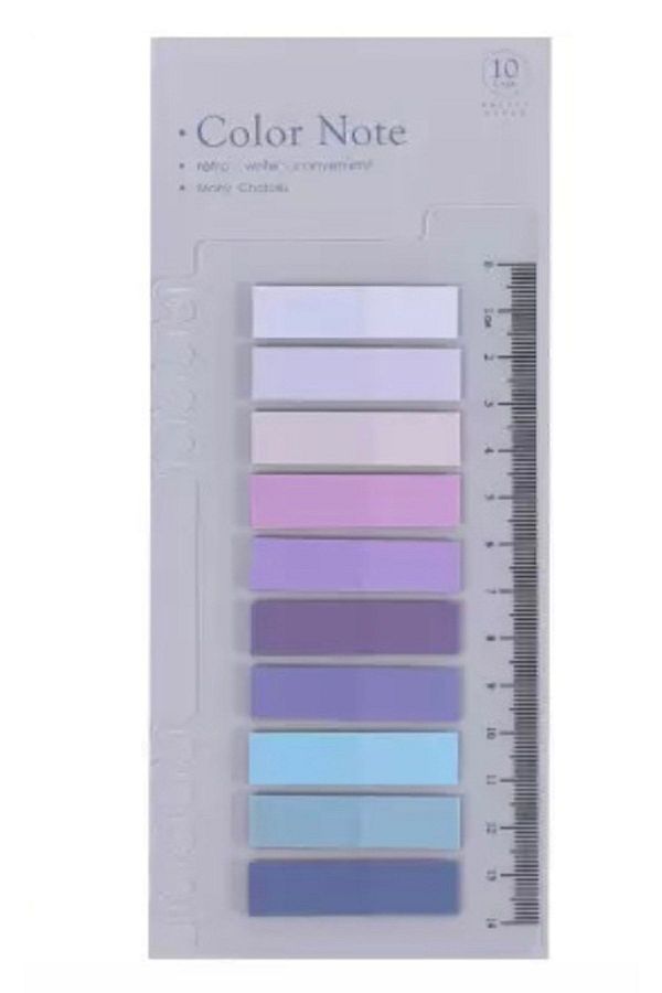 Muji-Bookishoop Color Note Post-it 1