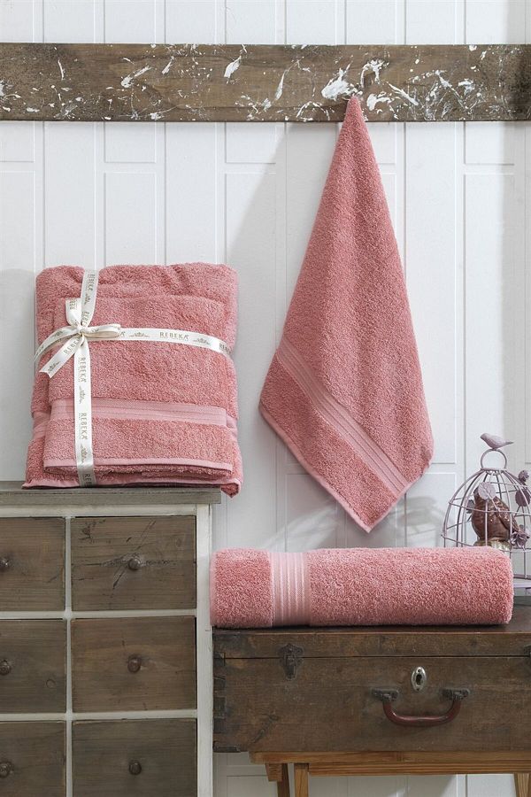 Salmon color towels online