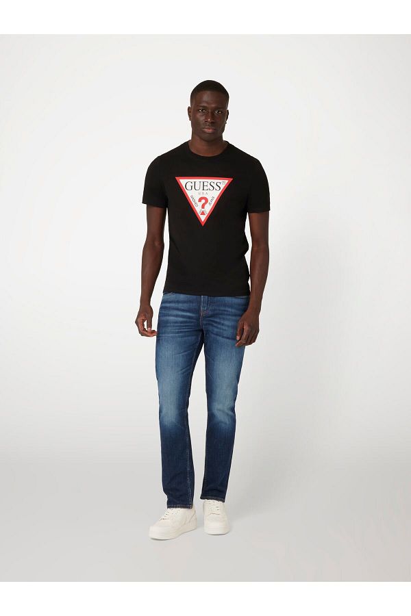 Guess Cn Ss Original Logo Men s Slim Fit T shirt Trendyol