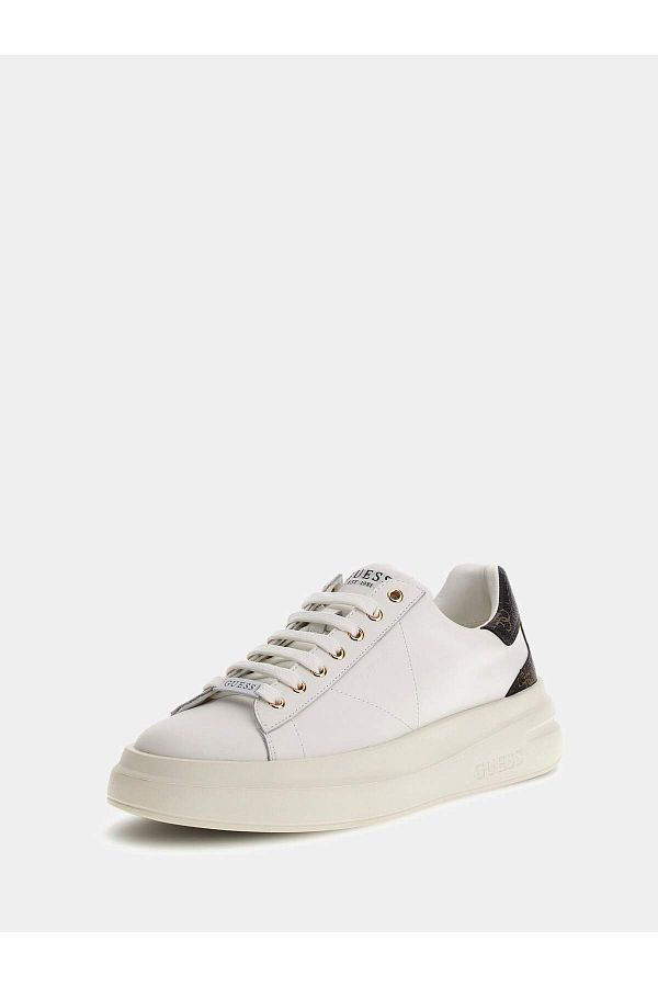 Guess Elba Men s Leather Sneakers Trendyol