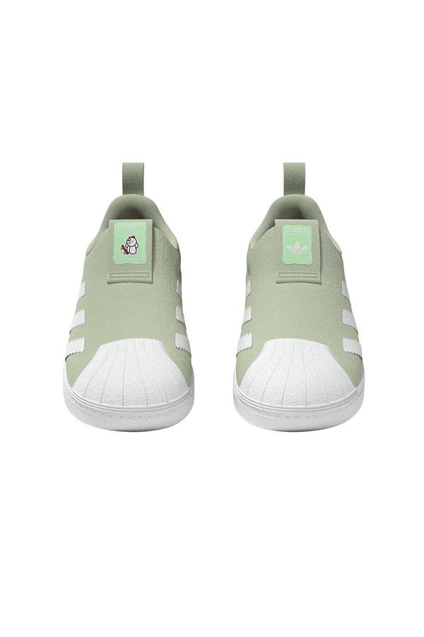 Superstar slip on kids Green discount