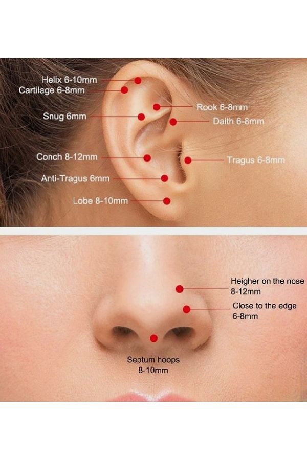 Septum piercing mm on sale