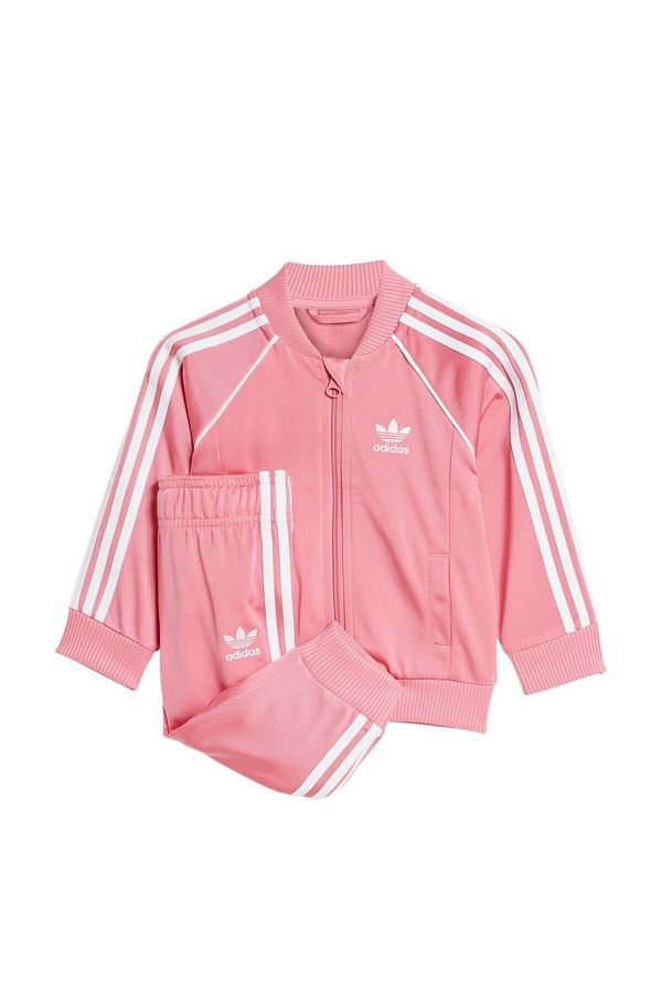 Adidas baby tracksuit pink shop