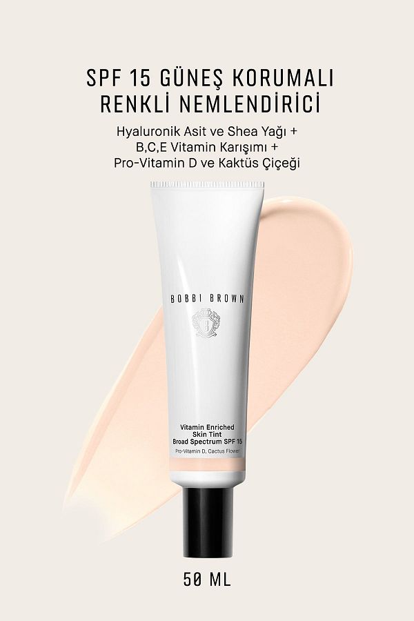BOBBI BROWN-Vitamin Enri̇ched Shimmering Fi̇ni̇sh Ti̇nted Moisturizer Spf 15 50ml - Fair 3 Passi̇.1482 1
