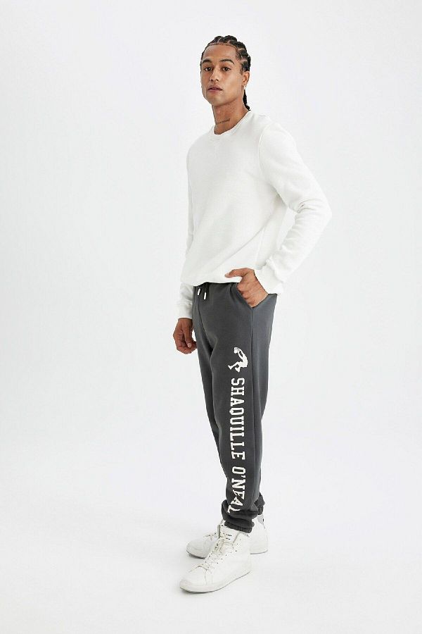 Defacto Shaquille O Neal Standard Fit Thick Jogger Sweatpants Pockets Long Leg Trendyol