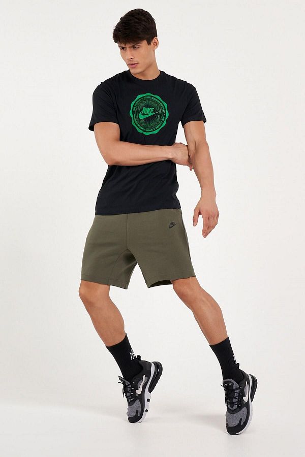 Nike Tech Fleece Khaki Shorts Trendyol