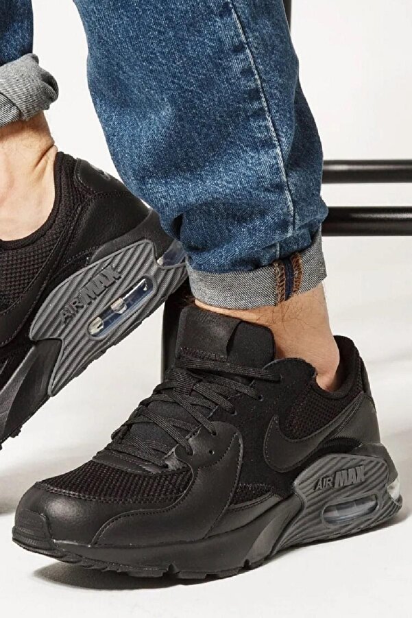 nike air max excee leather black