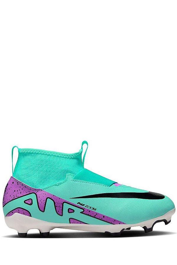 Nike Mercurial Air Zoom Superfly 9 Kids Green Crampon with Socks Trendyol