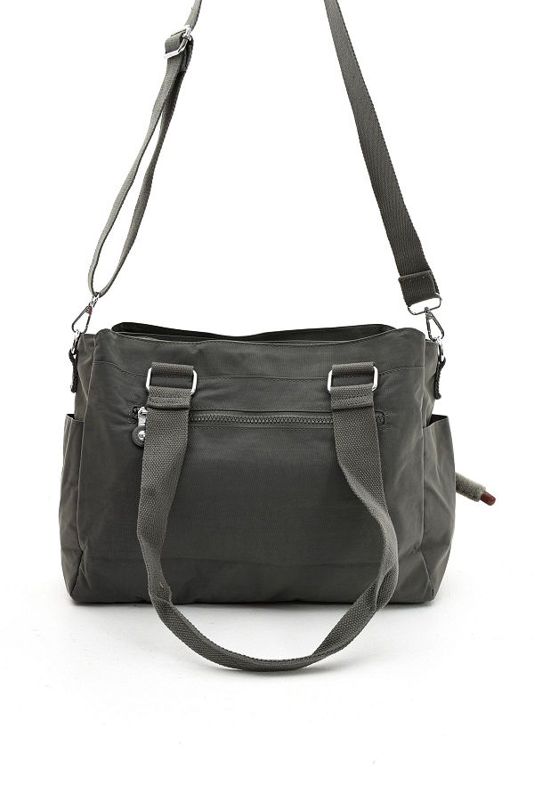 Lifonbag Large Size 8 Compartment Crinkle Crossbody Bag with Shoulder Strap Water Resistant College Bag Trendyol