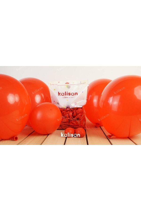 Kalisan-10 بالونات ديكور باللون الأحمر 1